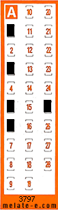 Volante ganador del sorteo 3797 de Chispazo