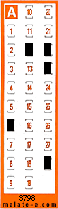 Volante ganador del sorteo 3798 de Chispazo