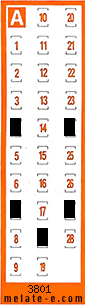 Volante ganador del sorteo 3801 de Chispazo