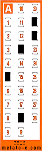Volante ganador del sorteo 3806 de Chispazo