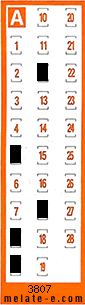 Volante ganador del sorteo 3807 de Chispazo