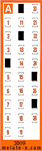 Volante ganador del sorteo 3809 de Chispazo