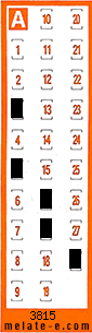 Volante ganador del sorteo 3815 de Chispazo
