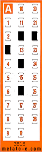 Volante ganador del sorteo 3816 de Chispazo