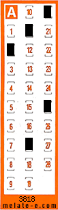 Volante ganador del sorteo 3818 de Chispazo