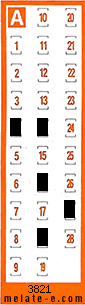 Volante ganador del sorteo 3821 de Chispazo