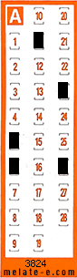 Volante ganador del sorteo 3824 de Chispazo