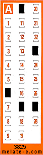 Volante ganador del sorteo 3825 de Chispazo