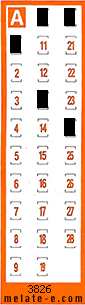 Volante ganador del sorteo 3826 de Chispazo
