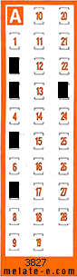 Volante ganador del sorteo 3827 de Chispazo