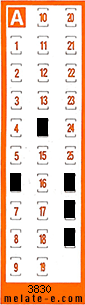 Volante ganador del sorteo 3830 de Chispazo