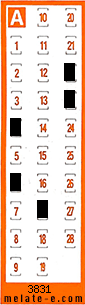 Volante ganador del sorteo 3831 de Chispazo