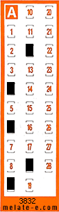 Volante ganador del sorteo 3832 de Chispazo