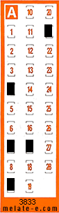 Volante ganador del sorteo 3833 de Chispazo