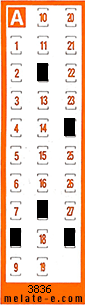 Volante ganador del sorteo 3836 de Chispazo