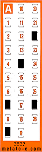Volante ganador del sorteo 3837 de Chispazo