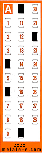 Volante ganador del sorteo 3838 de Chispazo