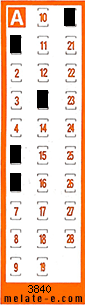 Volante ganador del sorteo 3840 de Chispazo