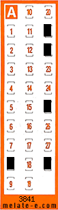 Volante ganador del sorteo 3841 de Chispazo