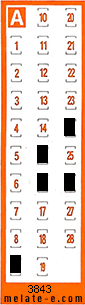 Volante ganador del sorteo 3843 de Chispazo