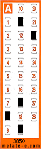 Volante ganador del sorteo 3850 de Chispazo