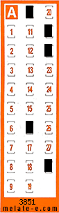 Volante ganador del sorteo 3851 de Chispazo