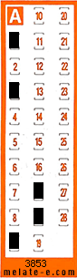 Volante ganador del sorteo 3853 de Chispazo
