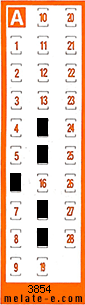 Volante ganador del sorteo 3854 de Chispazo