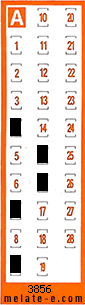 Volante ganador del sorteo 3856 de Chispazo