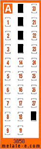 Volante ganador del sorteo 3858 de Chispazo