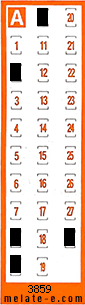 Volante ganador del sorteo 3859 de Chispazo