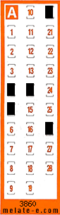 Volante ganador del sorteo 3860 de Chispazo