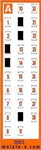 Volante ganador del sorteo 3861 de Chispazo