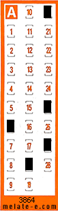 Volante ganador del sorteo 3864 de Chispazo