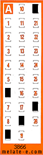 Volante ganador del sorteo 3866 de Chispazo