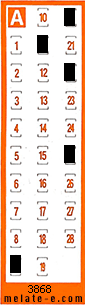 Volante ganador del sorteo 3868 de Chispazo