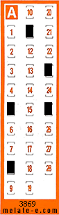 Volante ganador del sorteo 3869 de Chispazo