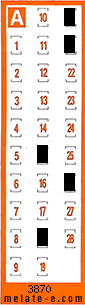 Volante ganador del sorteo 3870 de Chispazo