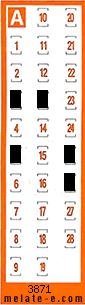 Volante ganador del sorteo 3871 de Chispazo