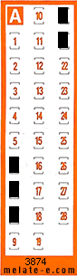 Volante ganador del sorteo 3874 de Chispazo
