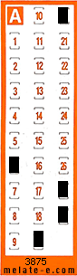 Volante ganador del sorteo 3875 de Chispazo