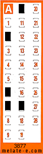 Volante ganador del sorteo 3877 de Chispazo