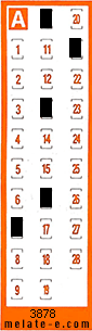 Volante ganador del sorteo 3878 de Chispazo