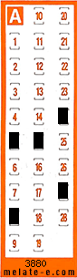 Volante ganador del sorteo 3880 de Chispazo