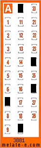Volante ganador del sorteo 3881 de Chispazo