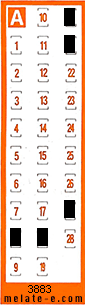 Volante ganador del sorteo 3883 de Chispazo