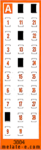 Volante ganador del sorteo 3884 de Chispazo