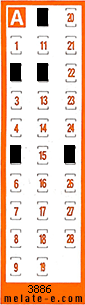 Volante ganador del sorteo 3886 de Chispazo