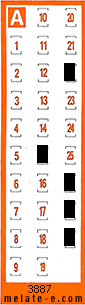 Volante ganador del sorteo 3887 de Chispazo