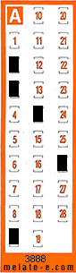Volante ganador del sorteo 3888 de Chispazo